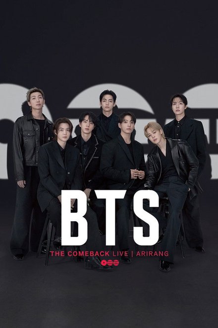 Poster for BTS THE COMEBACK LIVE | ARIRANG (2026)